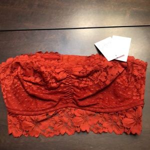 Auden unlined bandeau bra.  New